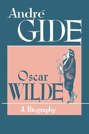 Cover of: Oscar Wilde by André Gide