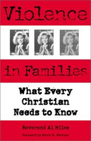 Cover of: Violence in Families: What Every Christian Needs to Know