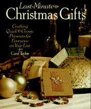 Cover of: Last-minute Christmas gifts