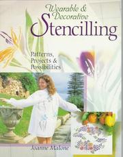 Cover of: Wearable & Decorative Stencilling: Patterns, Projects & Possibilities