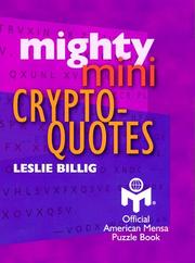 Mighty mini crypto-quotes : official American Mensa puzzle book