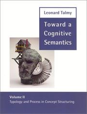 Cover of: Toward a Cognitive Semantics - Volume 2: Typology and Process in Concept Structuring (Language, Speech, and Communication)