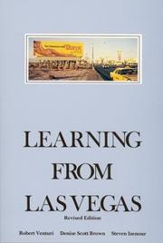 Learning from Las Vegas by Robert Venturi, Denise Scott Brown, Steven Izenour