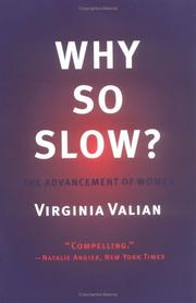 Cover of: Why So Slow? The Advancement of Women