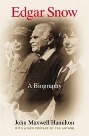 Cover of: Edgar Snow: a biography