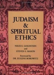 Cover of: Judaism and spiritual ethics
