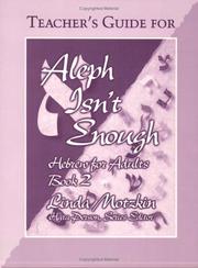 Aleph Isn't Enough by Linda Motzkin