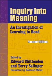 Inquiry into meaning : an investigation of learning to read