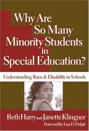 Cover of: Why are so many minority students in special education? by Beth Harry