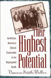 Cover of: Their highest potential by Vanessa Siddle Walker