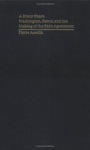 Cover of: A bitter peace by Pierre Asselin