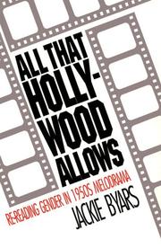 Cover of: All that Hollywood allows by Jackie Byars