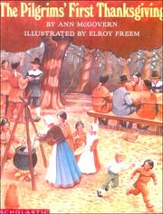 The pilgrims' first Thanksgiving by Ann McGovern