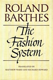 Système de la mode by Roland Barthes