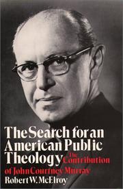 The search for an American public theology by Robert W. McElroy