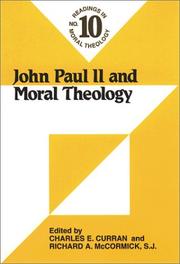 Cover of: John Paul II and moral theology