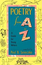 Cover of: Poetry From A to Z : A Guide for Young Writers
