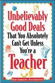 Unbelievably good deals that you absolutely can't get unless you're a teacher by Barry Harrington