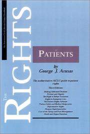 The rights of patients : the authoritative ACLU guide to the rights of patients