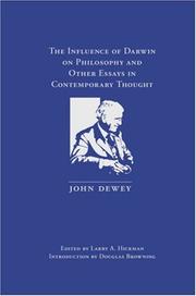 The influence of Darwin on philosophy and other essays in contemporary thought