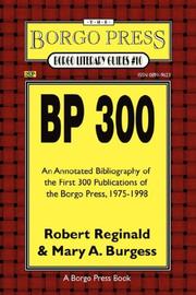 Cover of: BP 300 by Robert Reginald