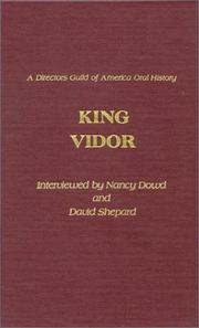 Cover of: King Vidor by King Vidor