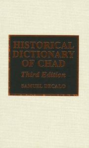 Historical dictionary of Chad by Samuel Decalo, Massey/Decalo