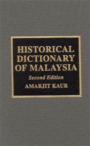 Historical dictionary of Malaysia