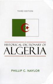 Cover of: Historical Dictionary of Algeria (African Historical Dictionaries/Historical Dictionaries of Africa)