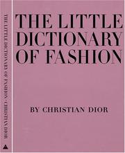 Cover of: The Little Dictionary of Fashion by Christian Dior