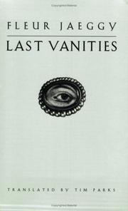 Last Vanities by Fleur Jaeggy