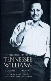 Cover of: Selected Letters by Tennessee Williams