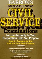 Cover of: How to prepare for the Civil Service examinations for stenographer, typist, clerk, and office machine operator