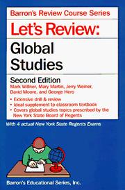 Cover of: Let's Review Global Studies (Let's Review: Global History and Geography)
