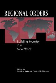 Cover of: Regional Orders: Building Security in a New World