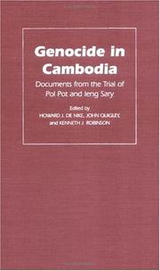 Genocide in Cambodia : documents from the trial of Pol Pot and Ieng Sary