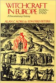 Cover of: Witchcraft in Europe, 400-1700: A Documentary History