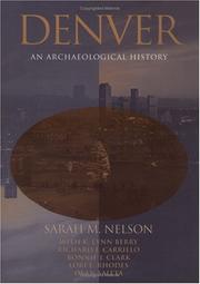 Cover of: Denver: an archaeological history
