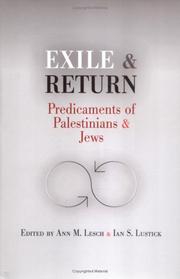 Exile and return : predicaments of Palestinians and Jews