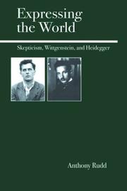 Expressing the world : skepticism, Wittgenstein, and Heidegger