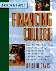 Financing college by Kristin Davis