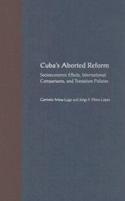 Cuba's aborted reform : socioeconomic effects, international comparisons, and transition policies