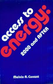 Cover of: Access to energy, 2000 and after