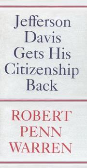 Cover of: Jefferson Davis gets his citizenship back
