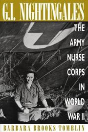 Cover of: G. I. Nightingales: The Army Nurse Corps in World War II