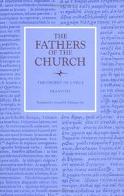 Cover of: Fathers of the Church by Theodoret, Bishop of Cyrrhus