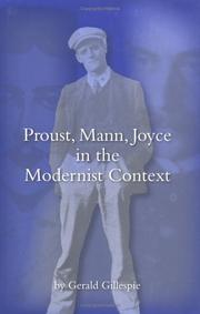 Cover of: Proust, Mann, Joyce in the modernist context