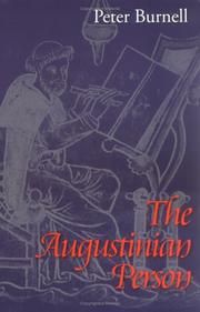 Cover of: The Augustinian Person