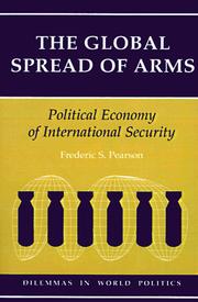Cover of: The global spread of arms by Frederic S. Pearson