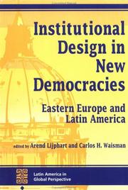 Institutional design in new democracies : Eastern Europe and Latin America